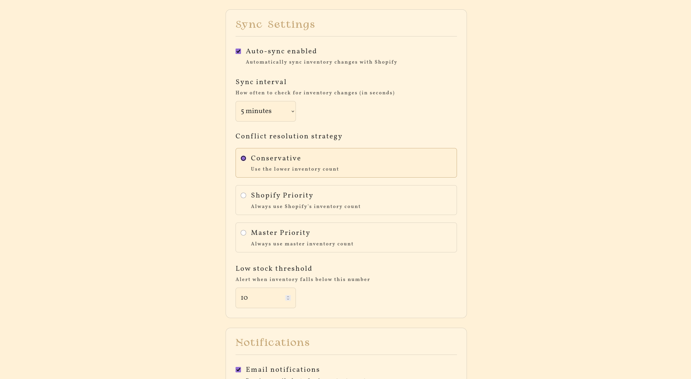 AST_02 / PRISM SETTINGS